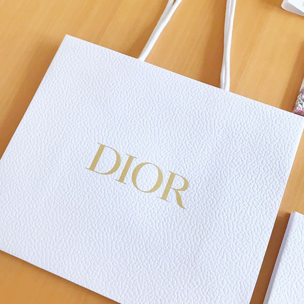 送料無料 Dior ショップ袋 紙袋 ギフトボックス メッセージカード ミスディオール リボン ディオール ショッパー Christian Dior