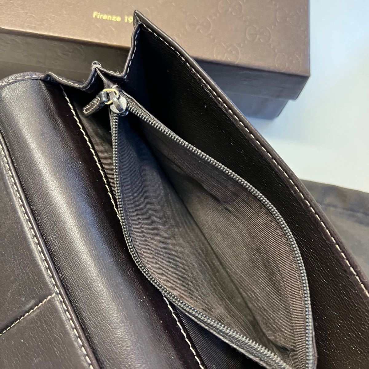 未使用に近い グッチ GUCCI 財布 長財布 GGキャンバス GG金具 未使用に近い グッチ GUCCI 財布 長財布 GGキャンバス GG金具