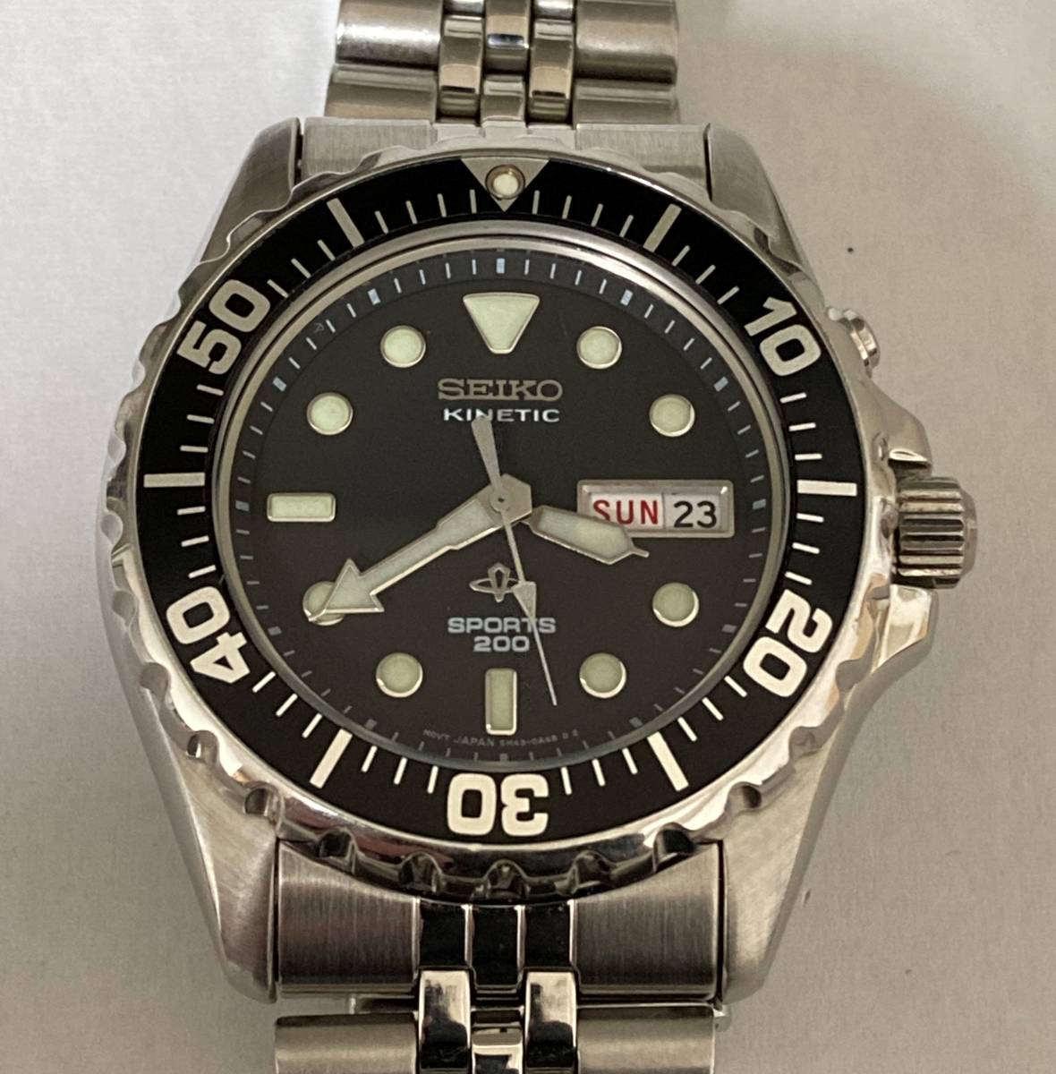 Yahoo!オークション - SEIKO KINETIC SPORTS 200 5M43-0A40 Yahoo!オークション - SEIKO KINETIC SPORTS 200 5M43-0A40