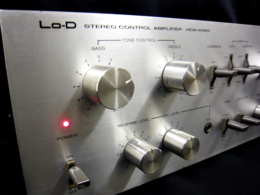 □Lo-D/ローディー プリアンプ HCA-4580 コントロールアンプ □Lo-D/ローディー プリアンプ HCA-4580 コントロールアンプ