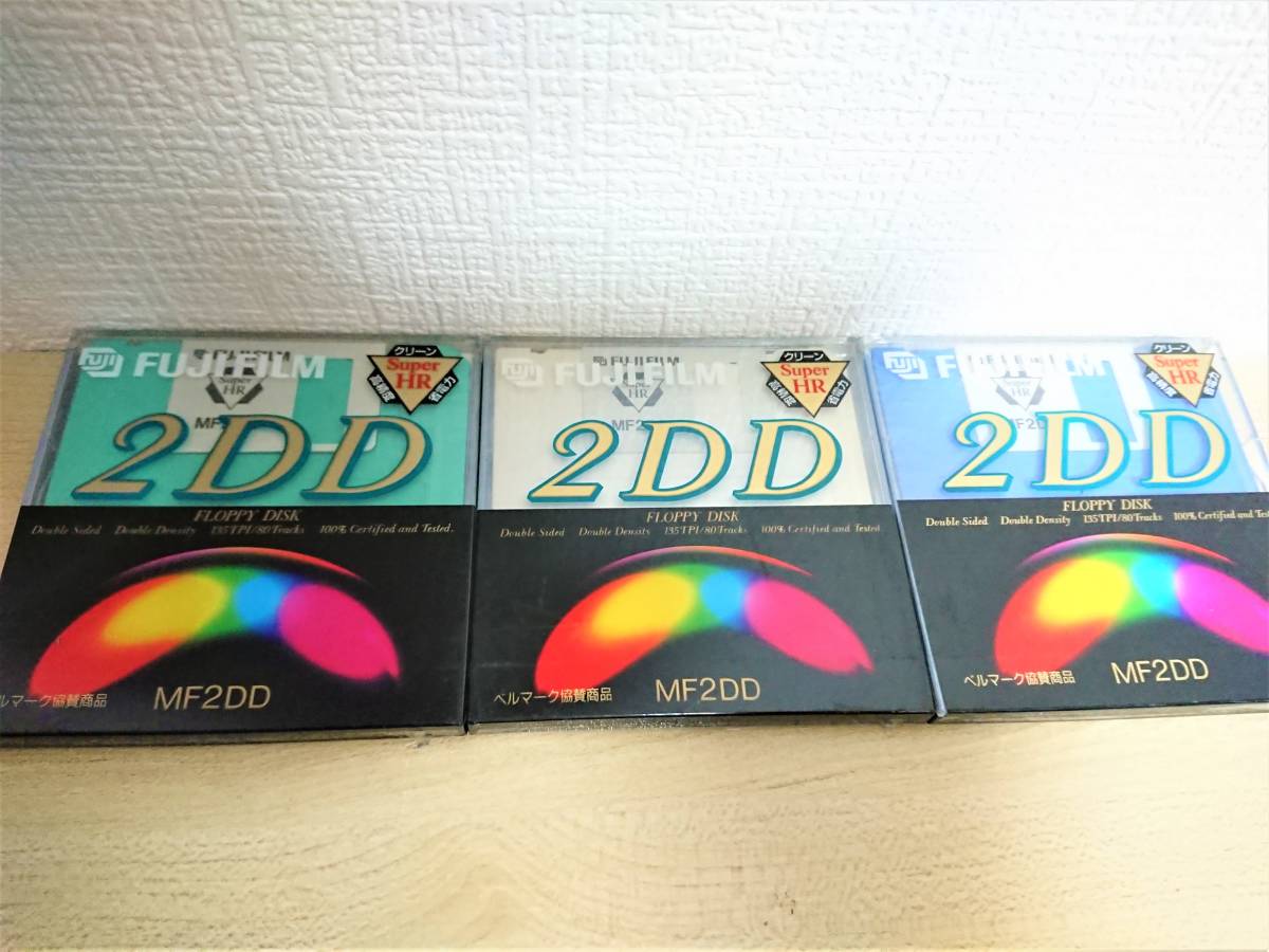 大量入荷 084 3枚 FLOPPY DISK FUJIFILM 2DD フロッピーディスク aob