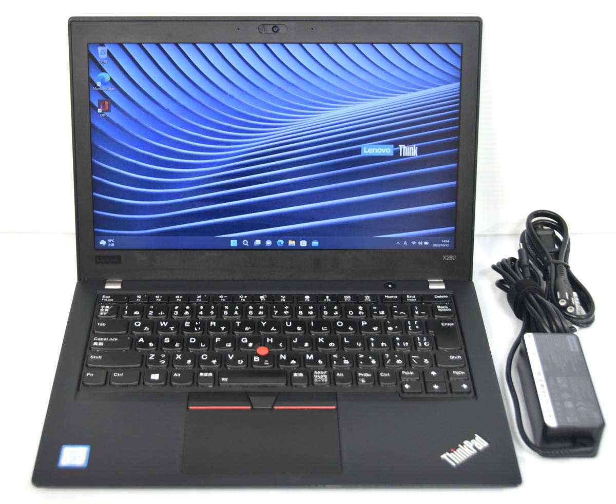 ☆Lenovo ThinkPad X280 i5-8350U 1.7(3.6)GHz 8CPU/SSD 180GB/16GB ...