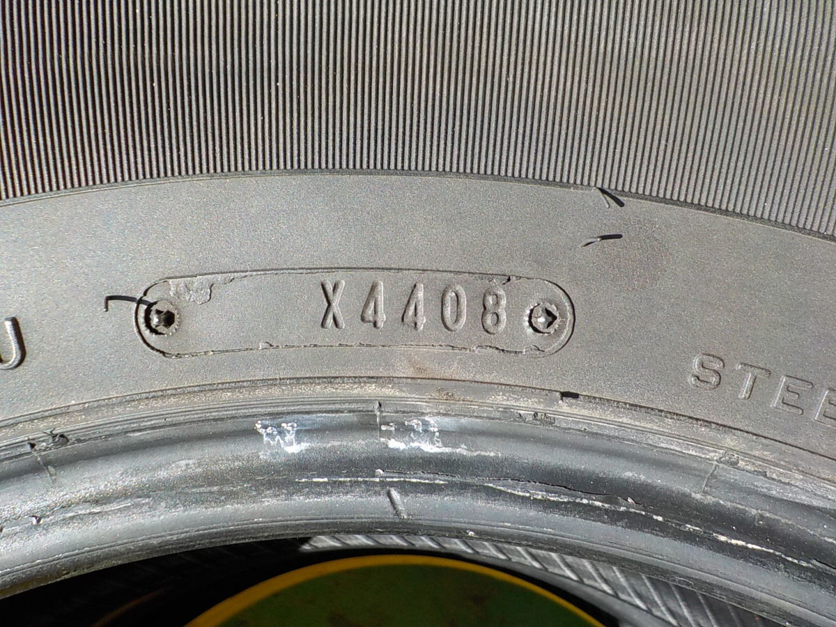 5) 5325b ダンロップ ＳＰ１７５N 195/80R15 107/105 LT ２本 2008年製 ハイエース キャラバン 等 店頭交換可_画像7