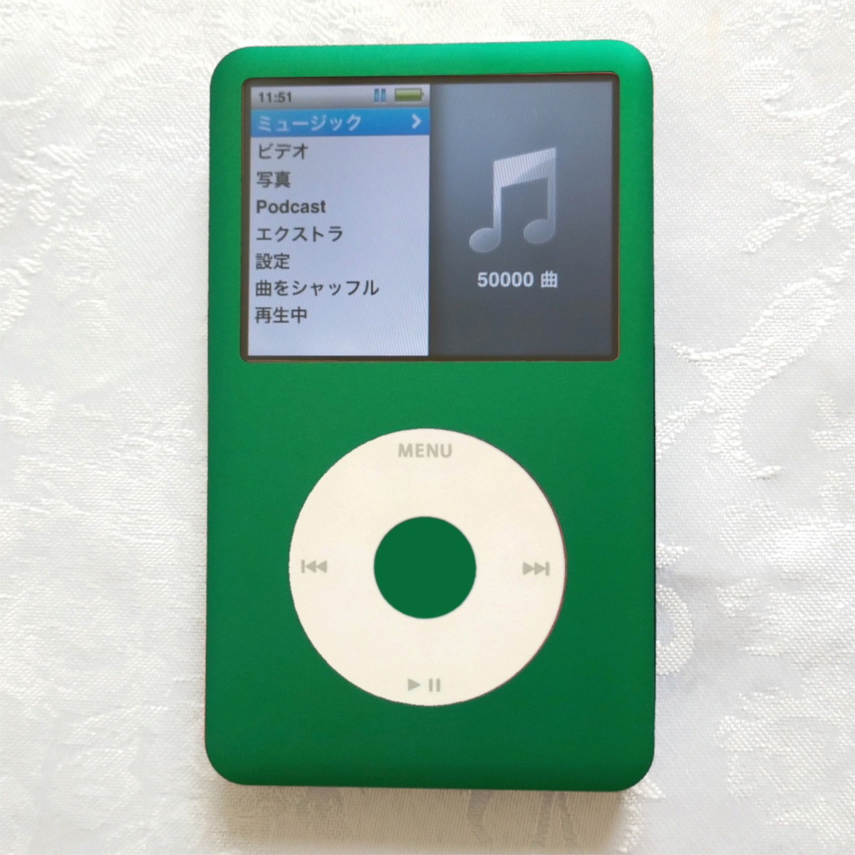 iPod classic第7世代HDD160GBからSSD512GBに銀シルバー tathqeef.ae