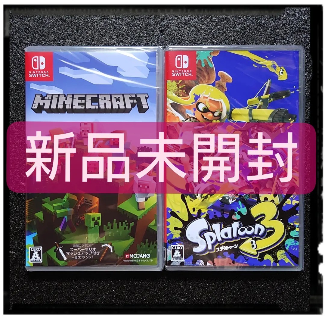 新品未開封 Switch 2本セット「Minecraft マイクラ」「スプラトゥーン3」 - apsmo.edu.au 新品未開封 Switch 2本セット「Minecraft マイクラ」「スプラトゥーン3」 - apsmo.edu.au