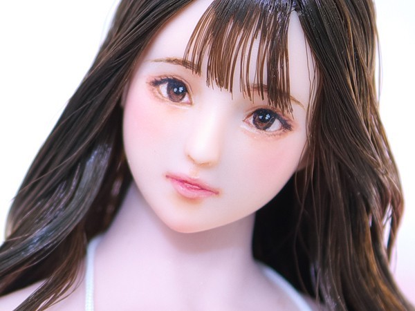 handmade♡1/6カスタムドールヘッド☆莉奈☆オビツ01 Yahoo!オークション - 1/6 カスタムドールヘッド オビツ01