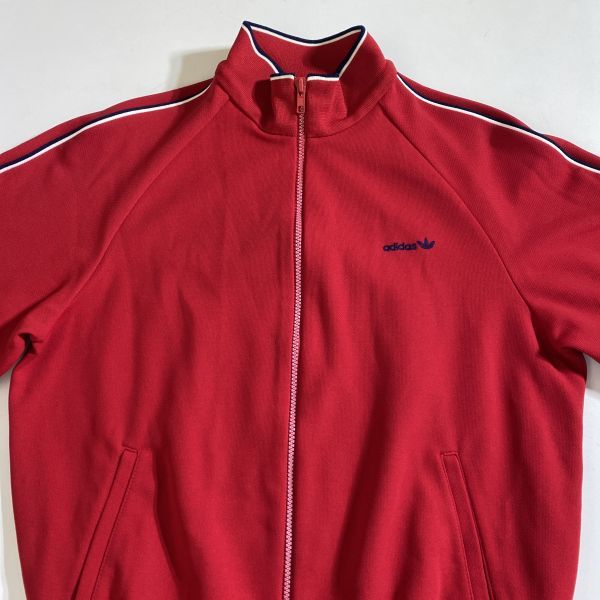 【レア・美品】adidas トラックジャケット アディダス ジャージ ヴィンテージ デサント トレフォイル ビンテージ 西ドイツ vintage ATS -74_画像4