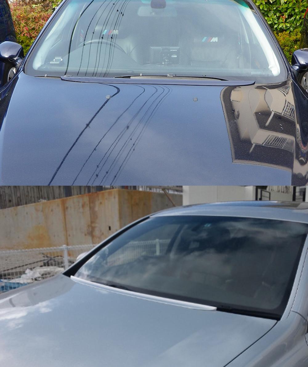 汎用型ボンネットスポイラートヨタ マークII 全年式 各純正色付 塗装 全車種適用_画像6