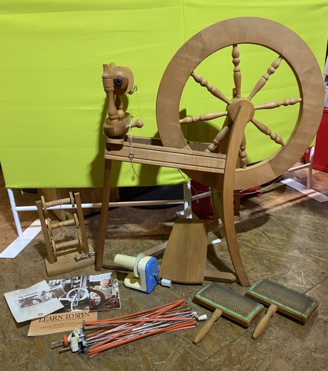 ASHFORD アシュフォード トラディショナル 紡毛機 紡ぎ車 手紡ぎ機