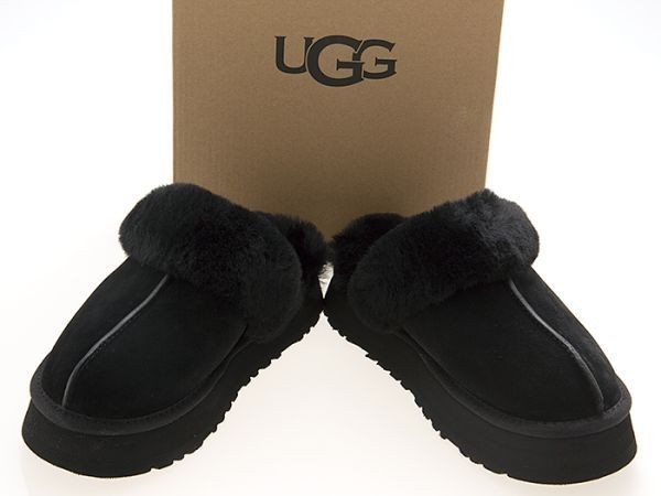 数量限定】 アグUGGムートンスリッパ 厚底 サンダル DISQUETTE Slipper