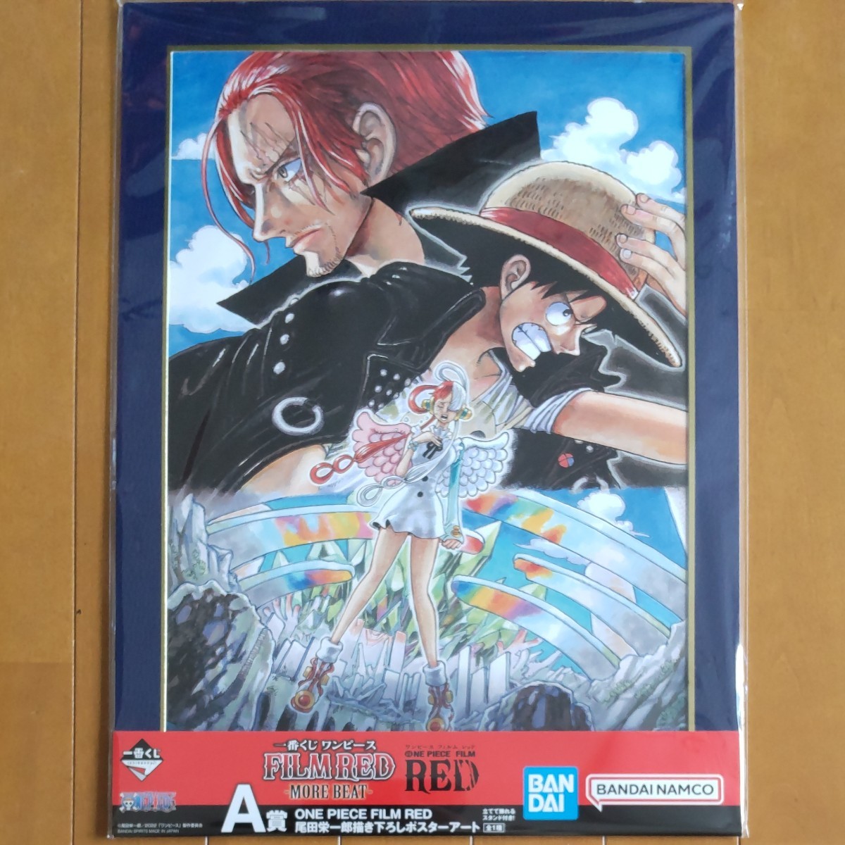 【新品】ワンピース 一番くじ A賞 尾田栄一郎描き下ろしポスターアート ONE PIECE FILM RED フィルムレッド ウタ