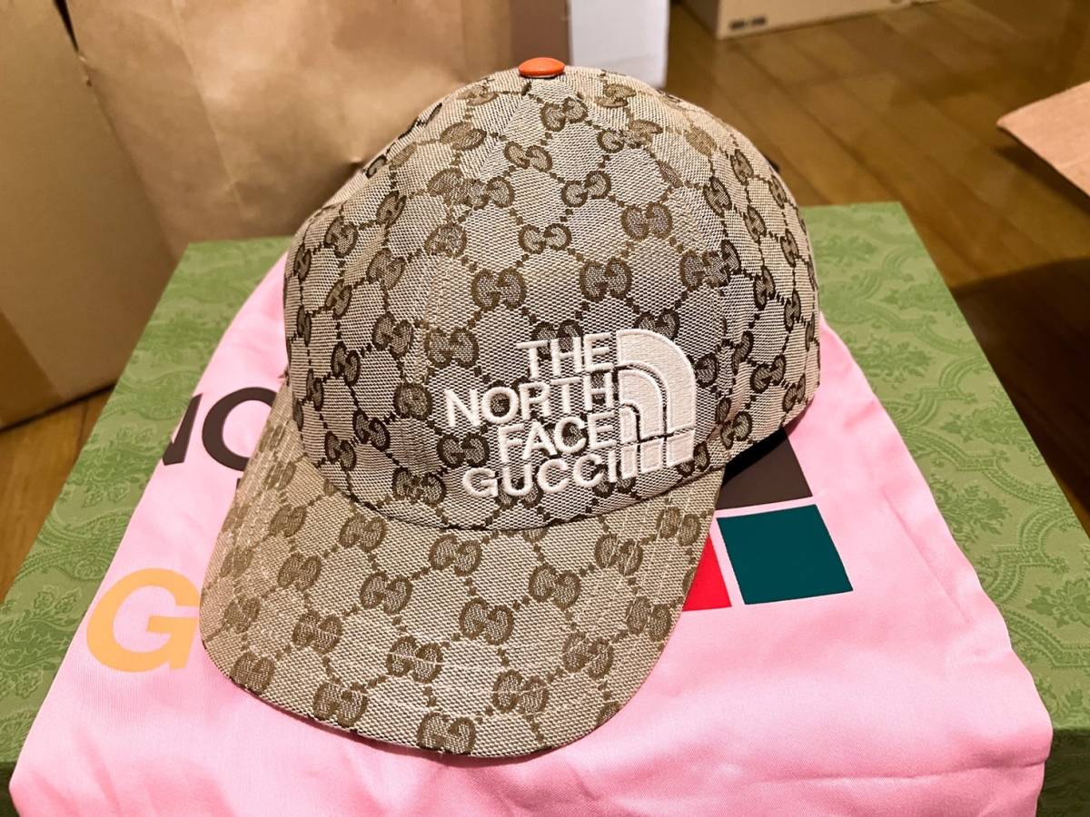 THE NORTH FACE x GUCCI ベースボールキャップ サイズM SSENSEにて購入