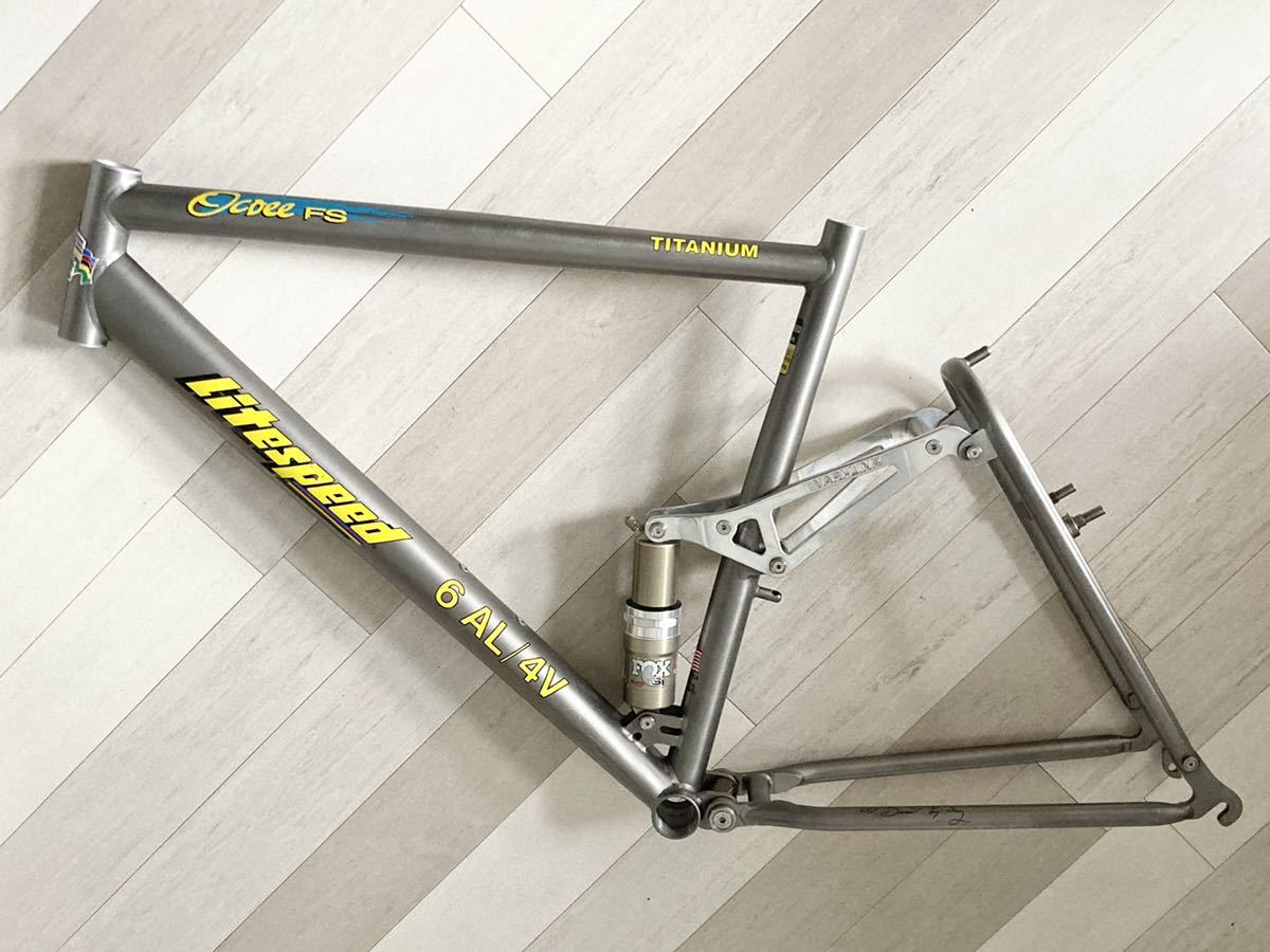 Yahoo!オークション - Litespeed Ocoee FS チタン製MTBフレーム Yahoo!オークション - Litespeed Ocoee FS チタン製MTBフレーム