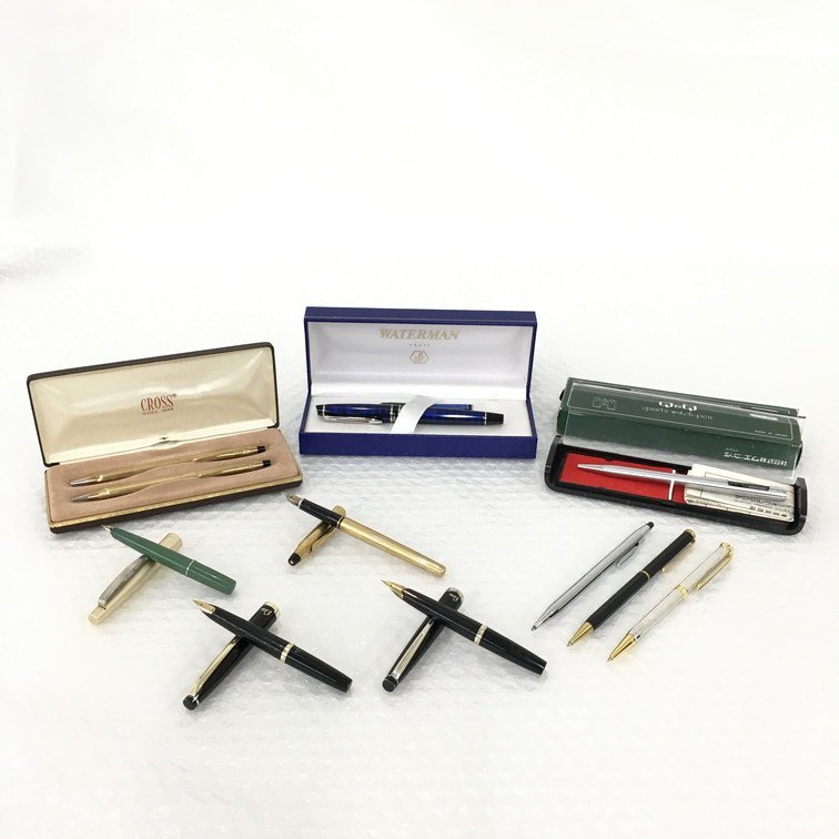 AJAD3032】WATERMAN/CROSS/PILOT他 万年筆・ボールペン・シャーペン等