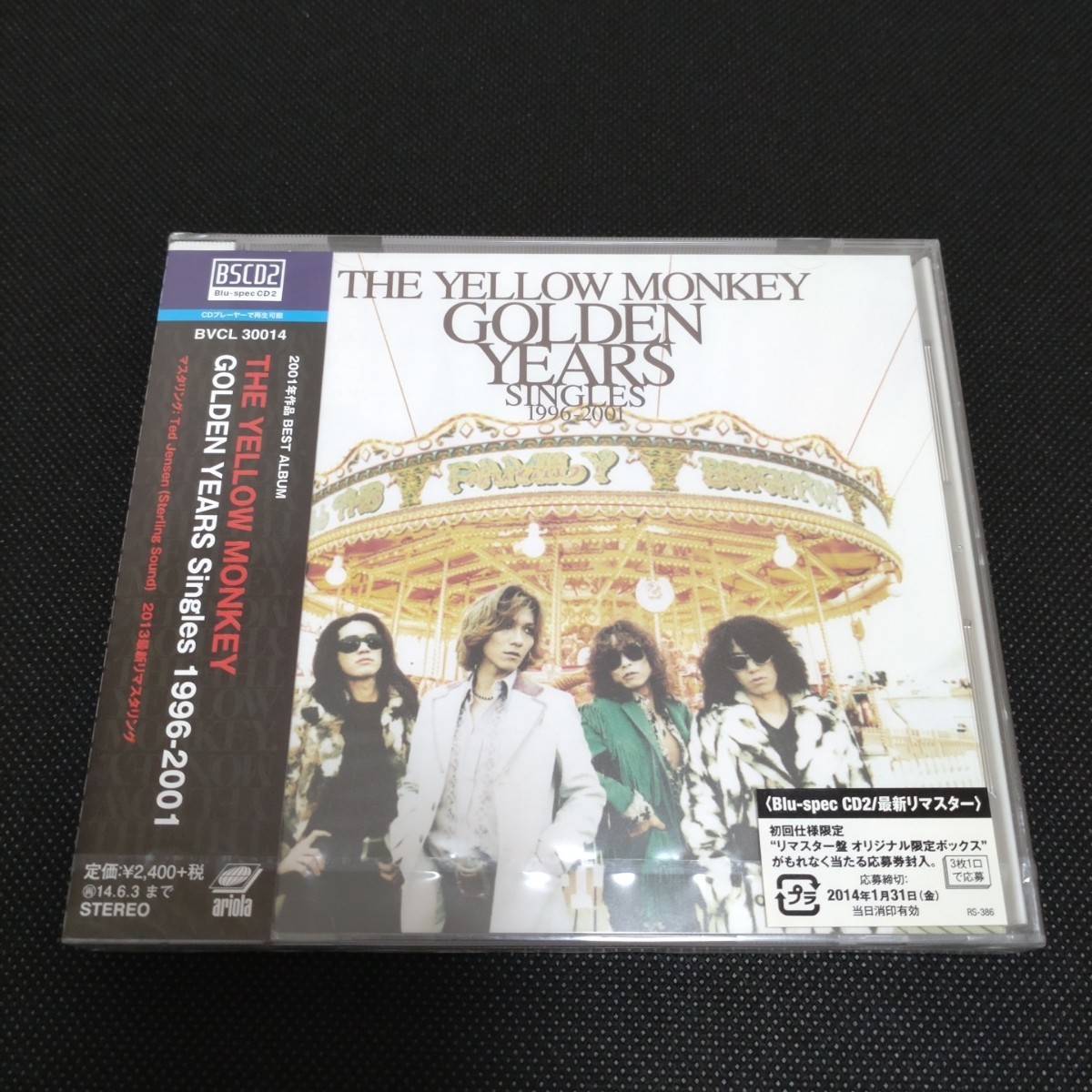 THE YELLOW MONKEY/GOLDEN YEARS Singles 1996-2001【Blu-spec CD2】未開封