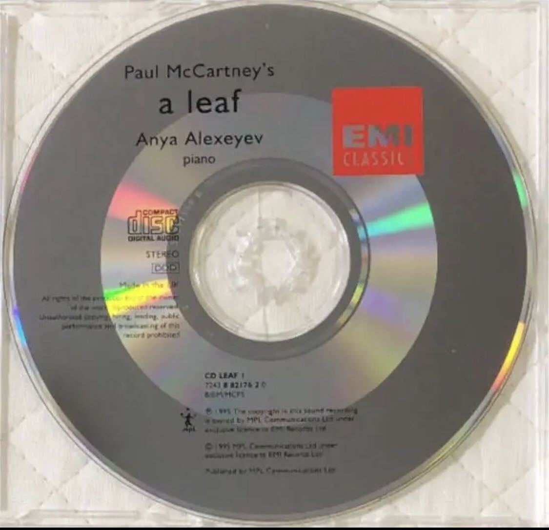 PAUL McCARTNEY/ポール・マッカートニー/a leaf/ピアノ組曲