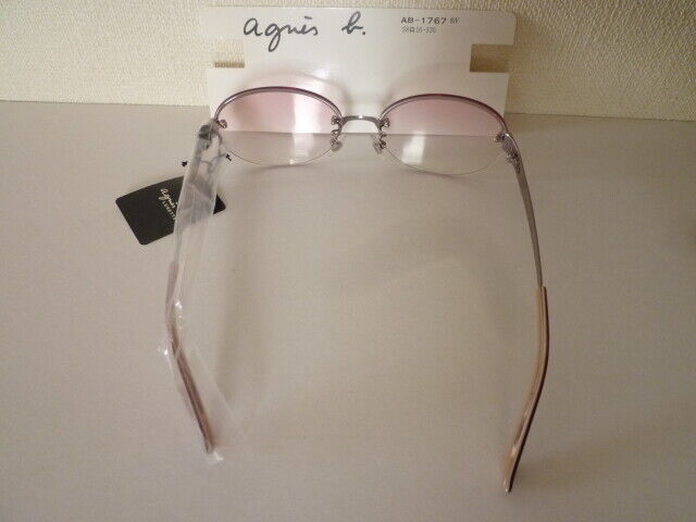  быстрое решение новый товар с биркой Agnes B солнцезащитные очки Seiko Opti karuAB-1767-BV очки очки специальный чехол мешочек есть Brown violet серия не использовался agnesb