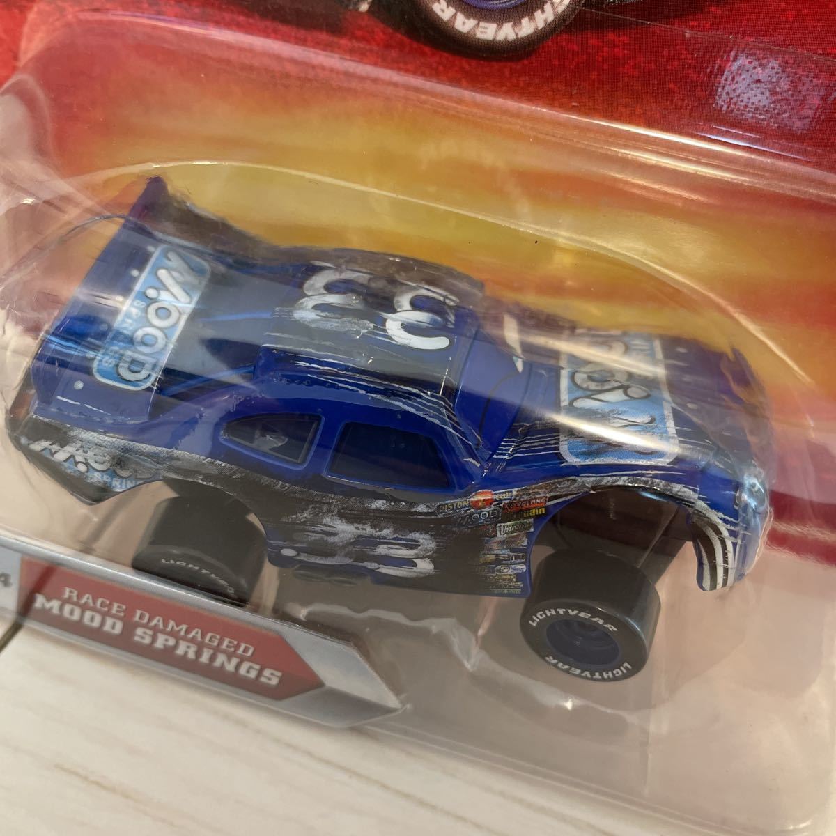 マテル カーズ RACE DAMAGED MOOD SPRINGS ミニカー マテル カーズ RACE DAMAGED MOOD SPRINGS ミニカー