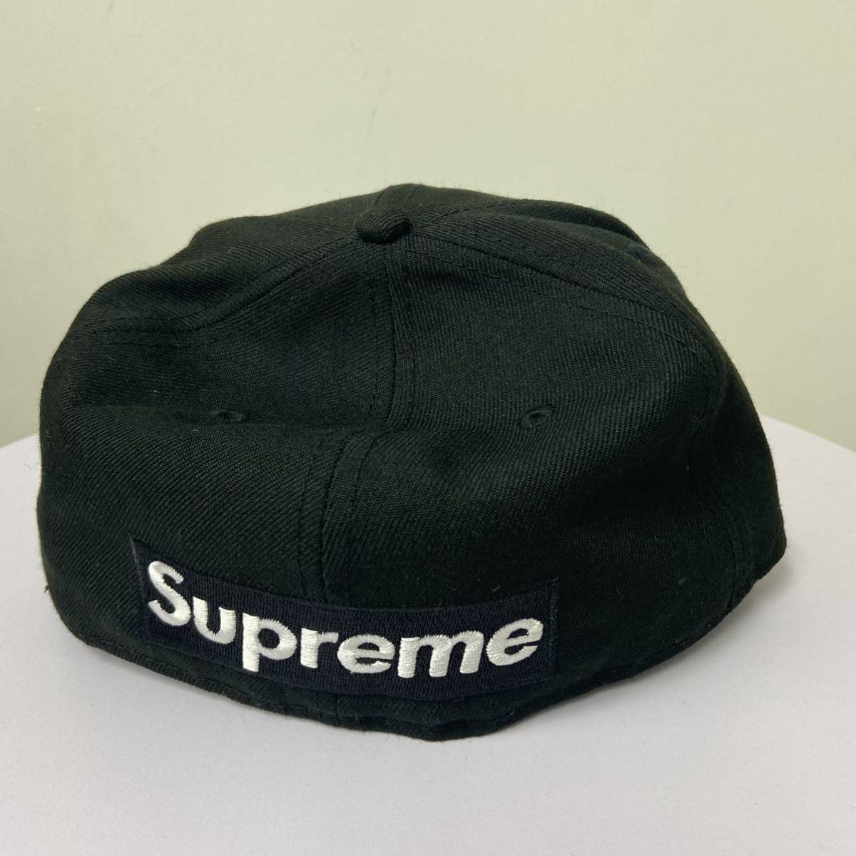 ベースボー Supreme 黒色7 1/2 ニューエラ キャップ CQRMP