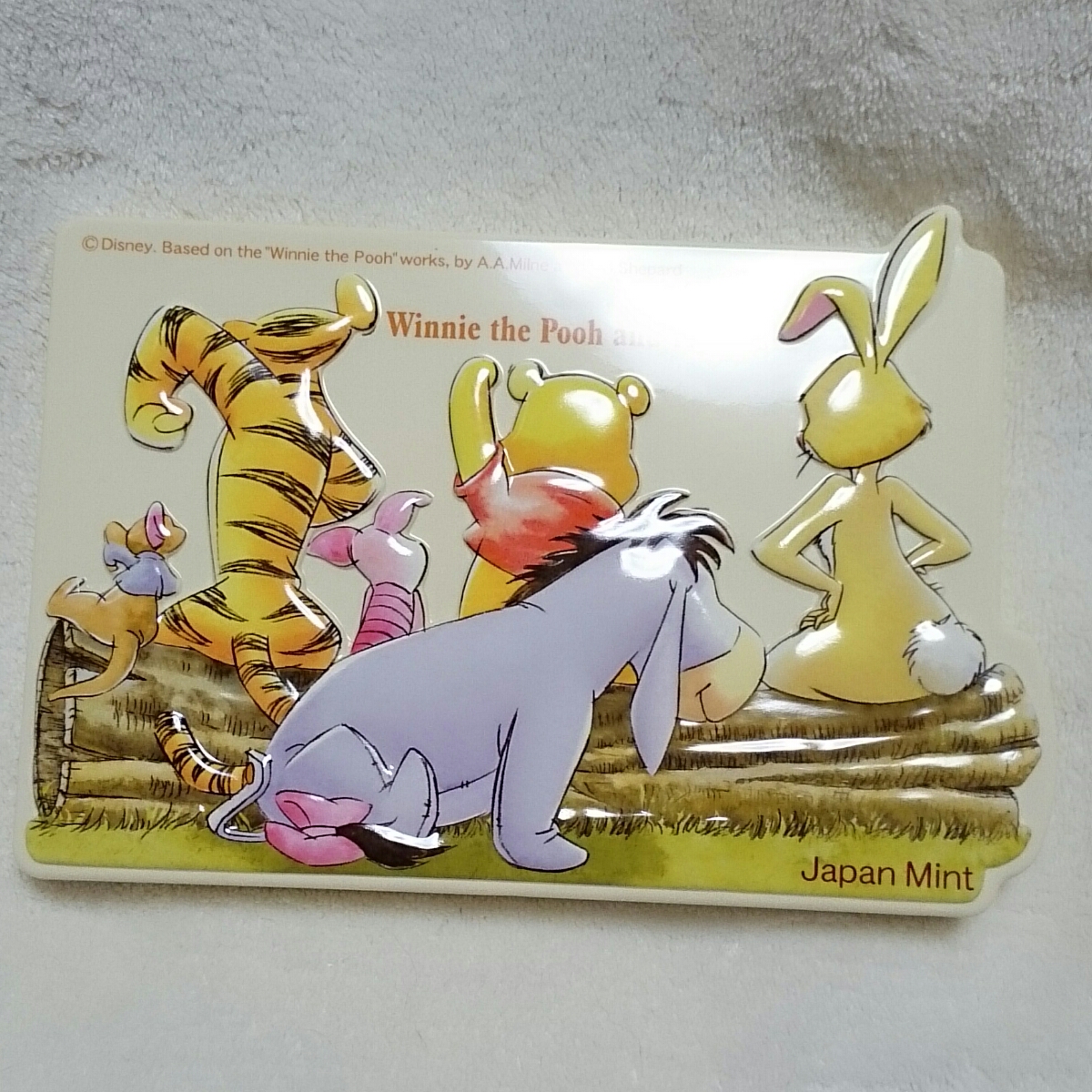  Disney Pooh 2006 80 anniversary Anniversary commemorative coin case only interior picture frame Tiger i-you Winnie The Pooh 