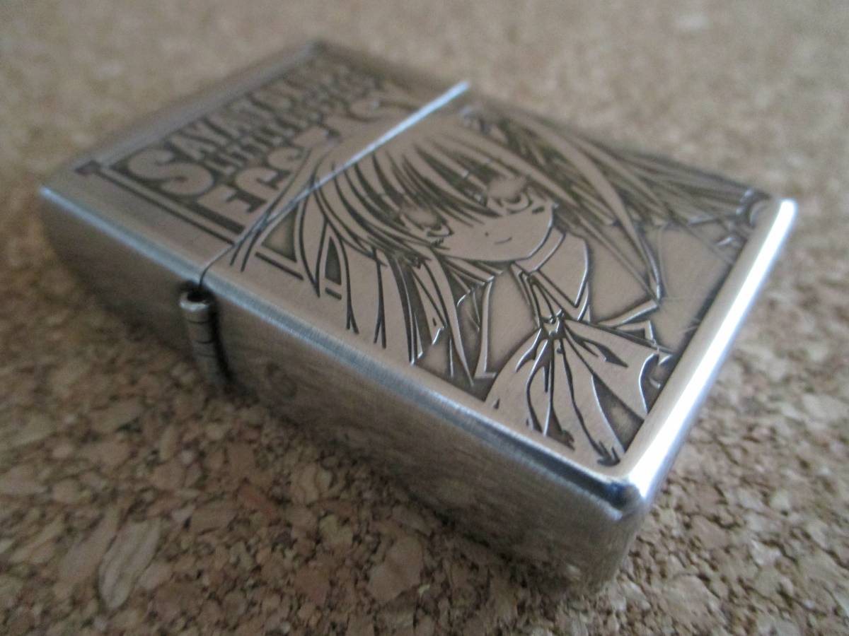 ZIPPO 『LITTLE BUSTERS！ECSTASY』2009年1月製造 朱鷺戸沙耶 猫 リトルバスターズ エクスタシー オイルライター ジッポー 廃版激レア_画像1