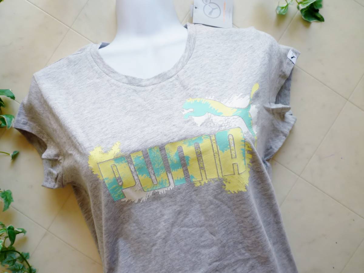 【新品】PUMA半袖Tシャツ《グレー/Mサイズ》定価2916円