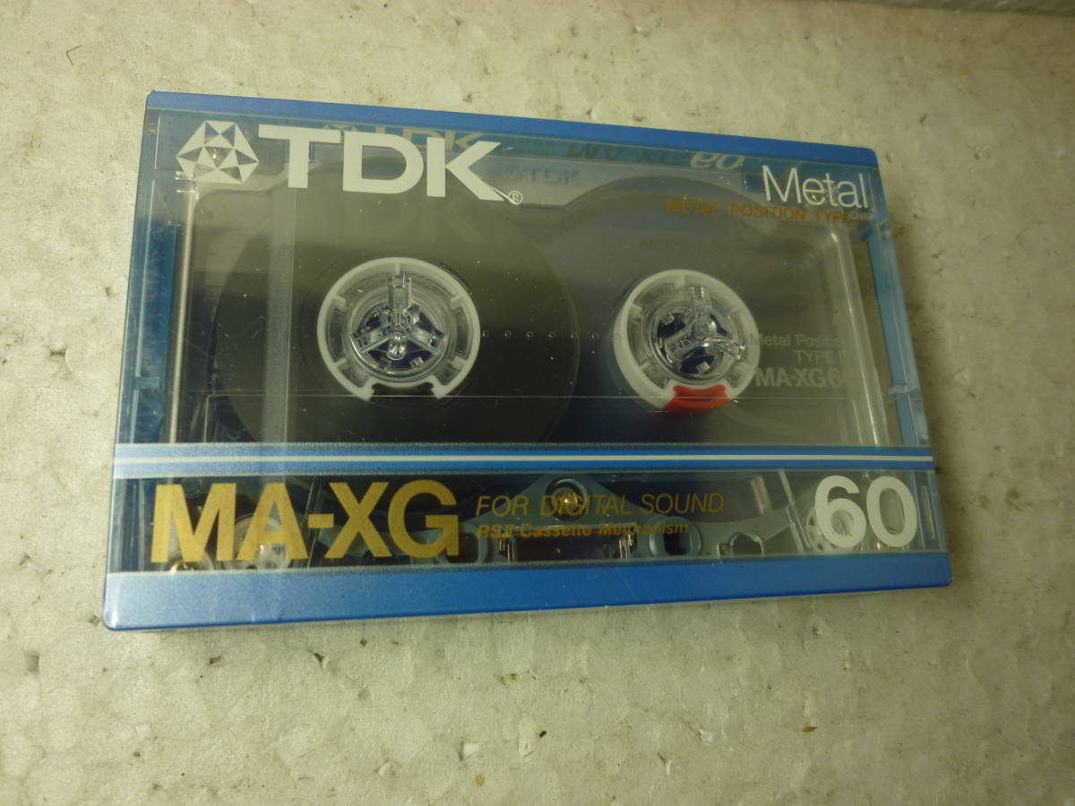 未開封・未使用カセットテープ ＴＤＫ 「 ＭＡ－ＸＧ ６０ メタル