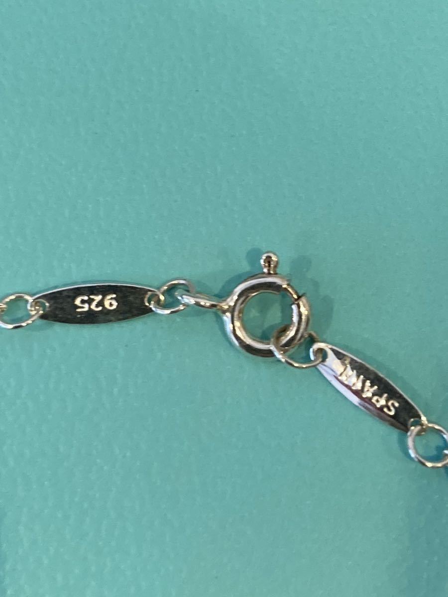 新品 正規品 ティファニー tiffany&co ブレスレット アクアマリン シルバー カラーストーン バイザヤード_画像3