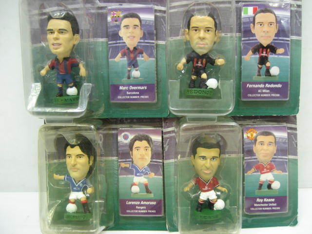 12点セット 2001年 CORINTHIAN コリンシアン PRO Stars プロスターズ 限定 シリ－ズ10 サッカー フィギュア バルセロナ リヴァプール 他_画像4