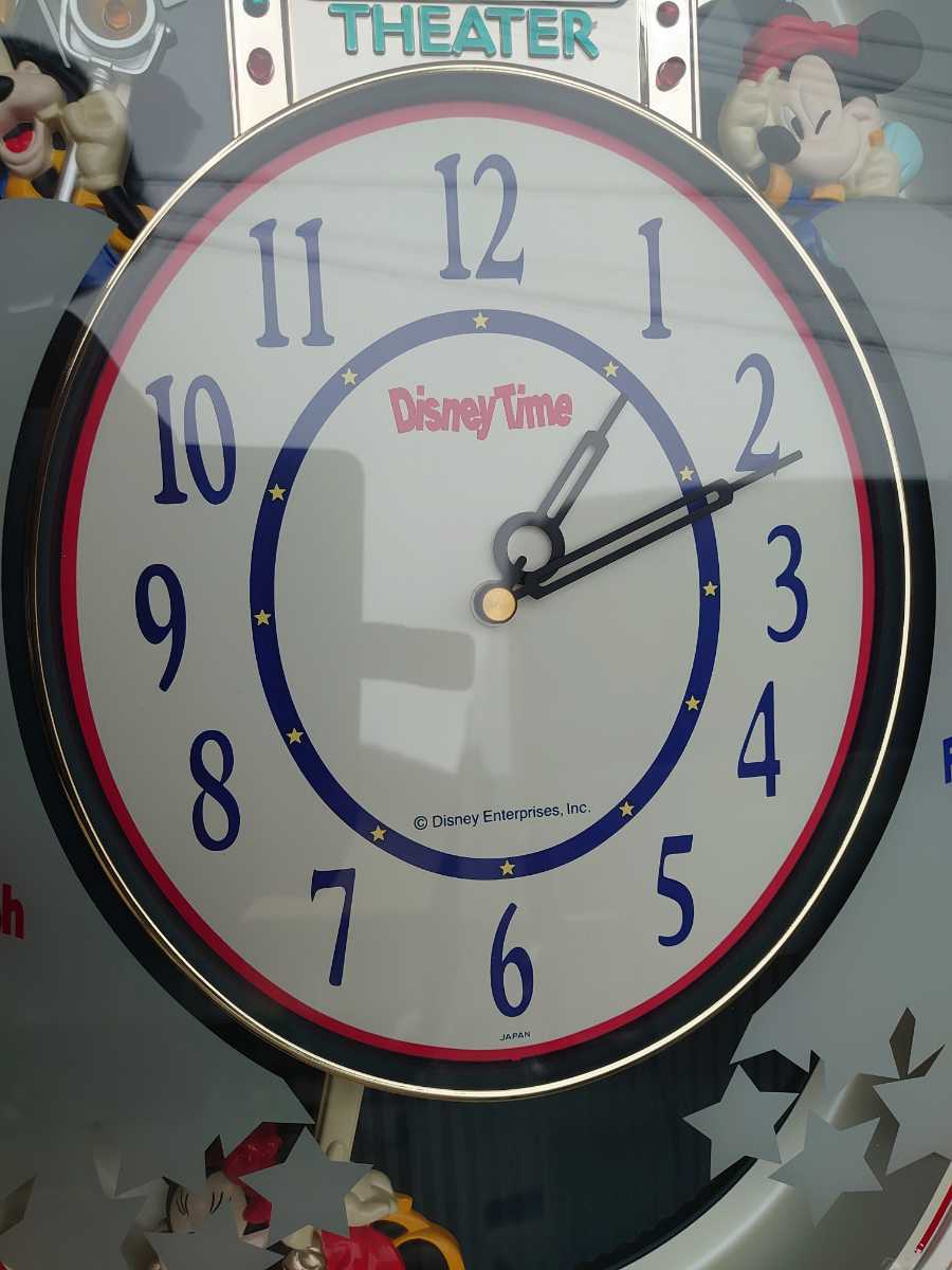 レア Disney ミッキー 掛け時計 からくり時計