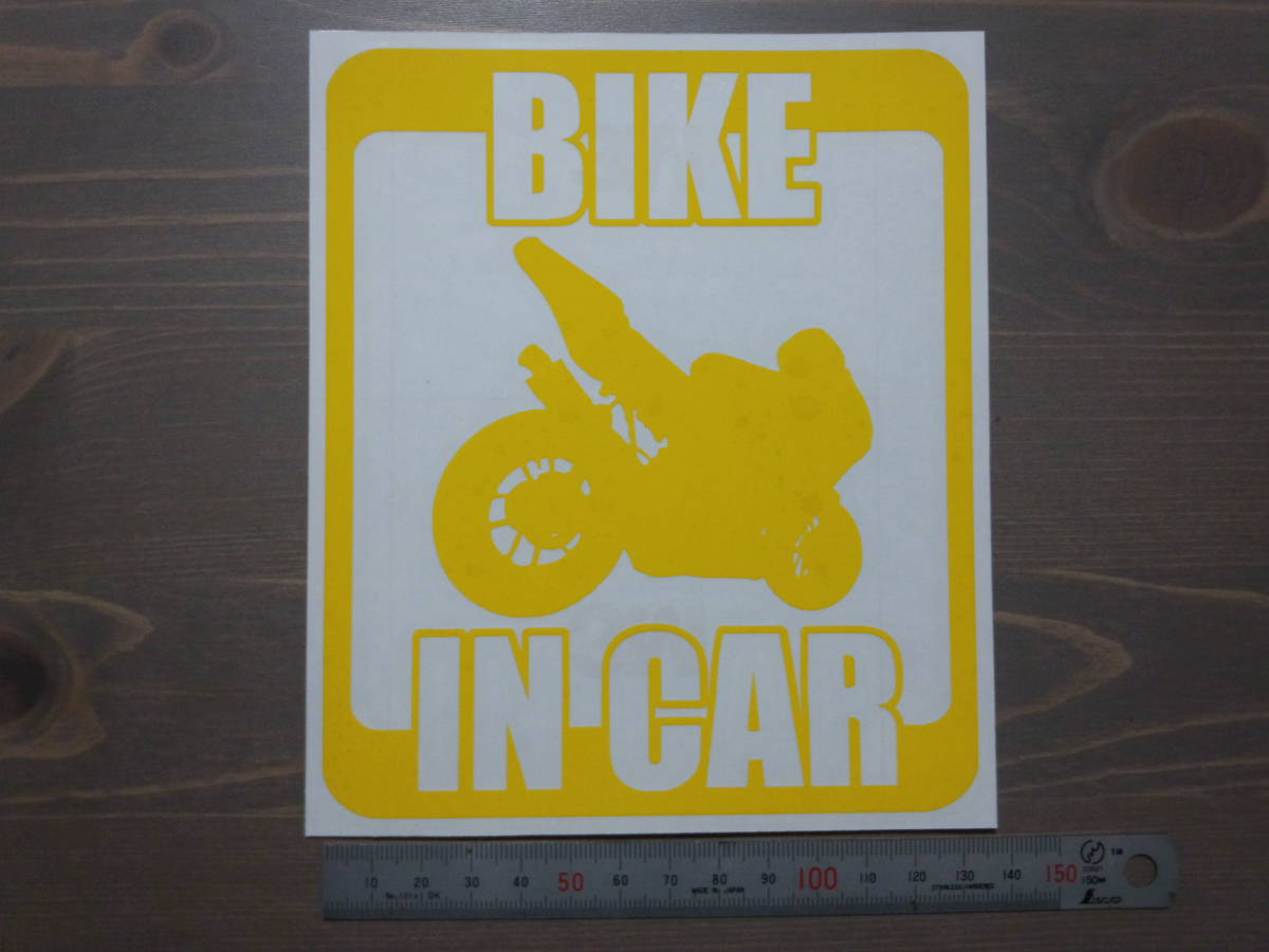 BIKE IN CAR トランポステッカーAの画像2