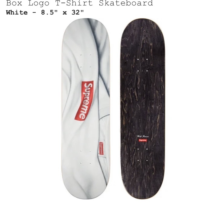 最新デザインの ボックスロゴ Supreme supreme deck 08/AW デッキ