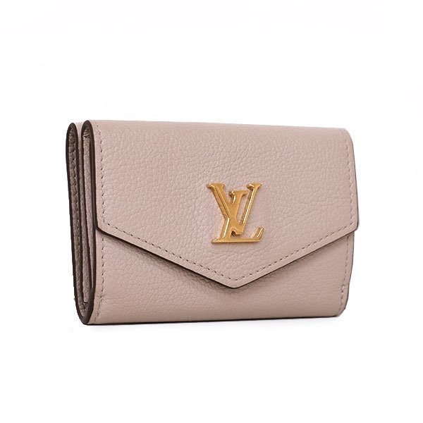 【送料無料】【本物】LOUIS VUITTON★ルイヴィトン★ロックミニ★M69340★コンパクトウォレット★財布★レディース★グレージュ★おしゃれ_画像1