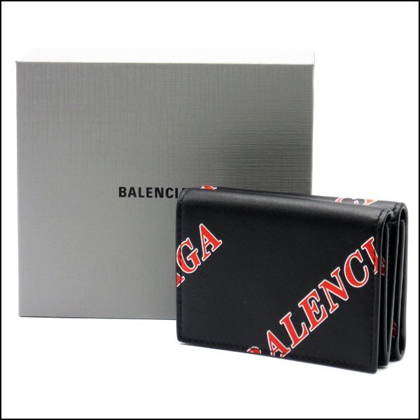 2022高い素材 WALLET MINI CASH バレンシアガ/BALENCIAGA TS 3つ折り