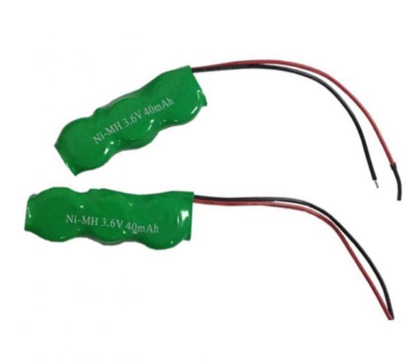 Ni-MH 3.6V 40mAh ニッケル水素電池 二次電池 BIOS CMOS バックアップ電池などに E267_画像2