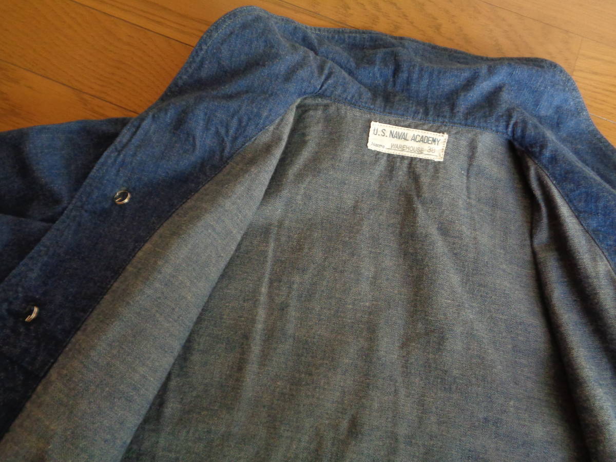 希少 新品 デッド ウエアハウス 40's u s navy ショール カラー 希少 新品 デッド ウエアハウス 40's u s navy ショール カラー