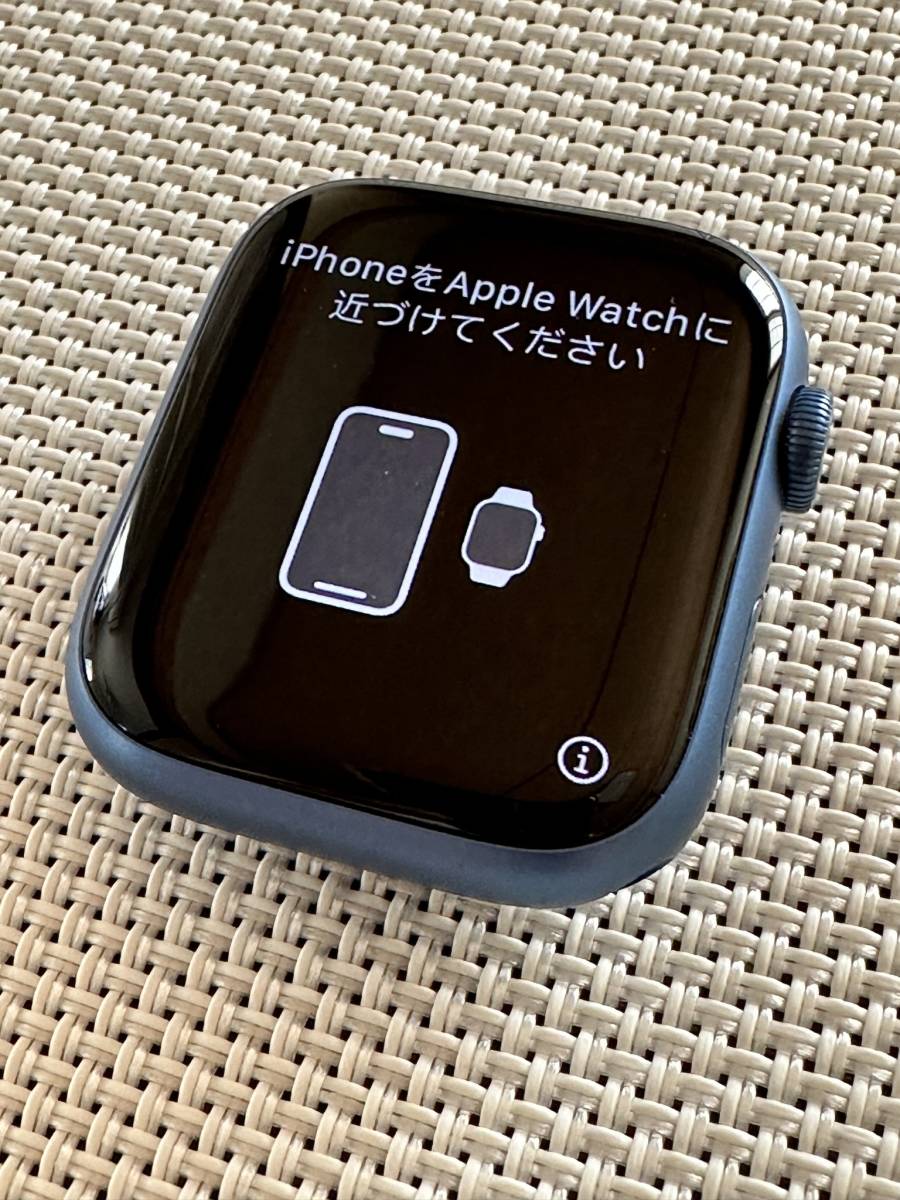 Apple Watch Series7 GPSモデル 45mm ブルーアルミニウムケース 超美