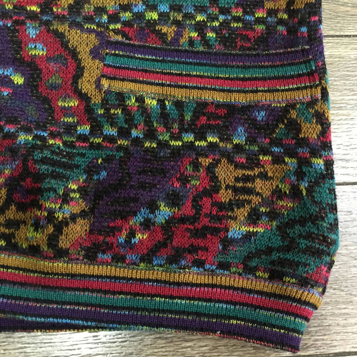 送料込）ミッソーニ メンズ ニットベスト セーター 48サイズ MISSONI