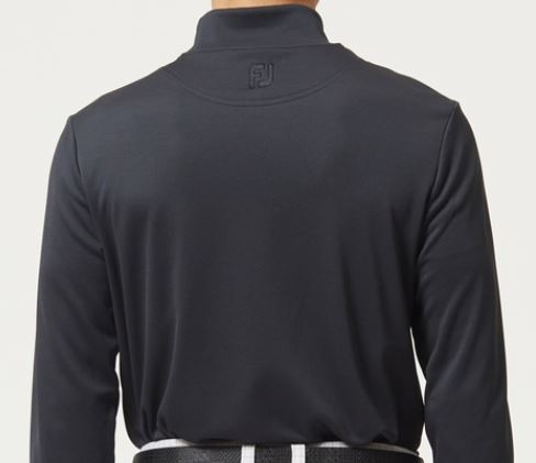 《2022年秋冬》フットジョイ 長袖サーモモックネックシャツ F22-S10（88986）黒（M)_画像2