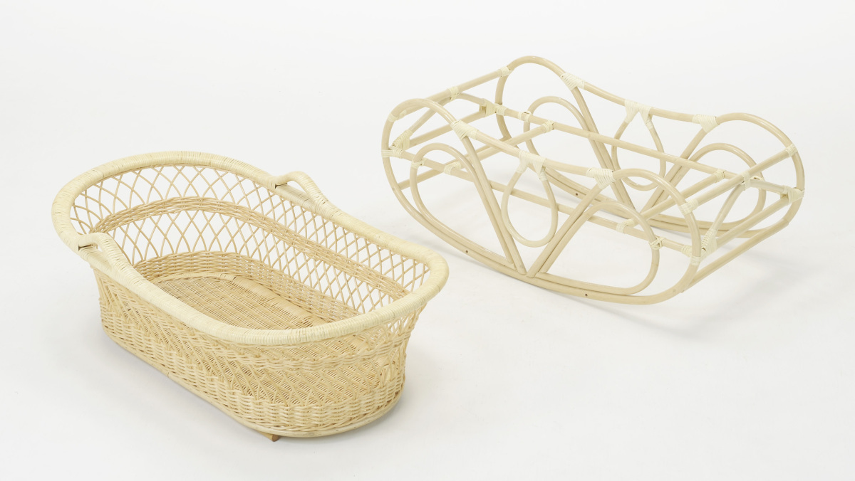  rattan *yo- Ran cradle crib F214