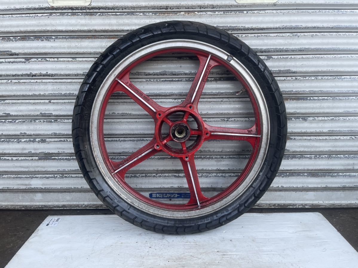 大人気新品 希少 ホイール GPZ400F バレル研磨 ホイールセット