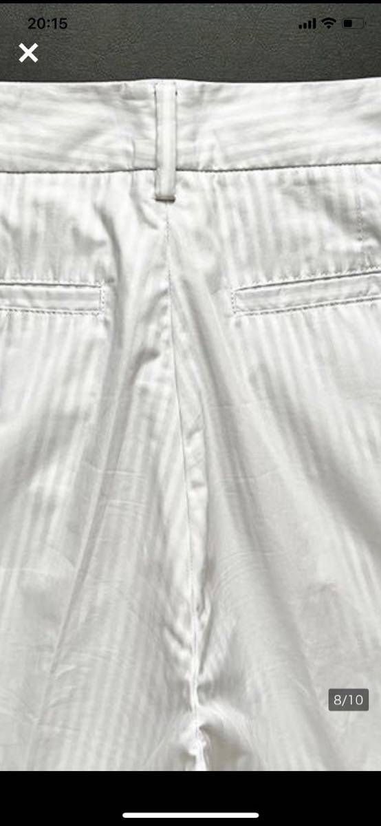 【美品】マルタン マルジェラ ⑩ WHITE LAYERED PANTS 46 白　イタリア製　ここのえタグ_画像7