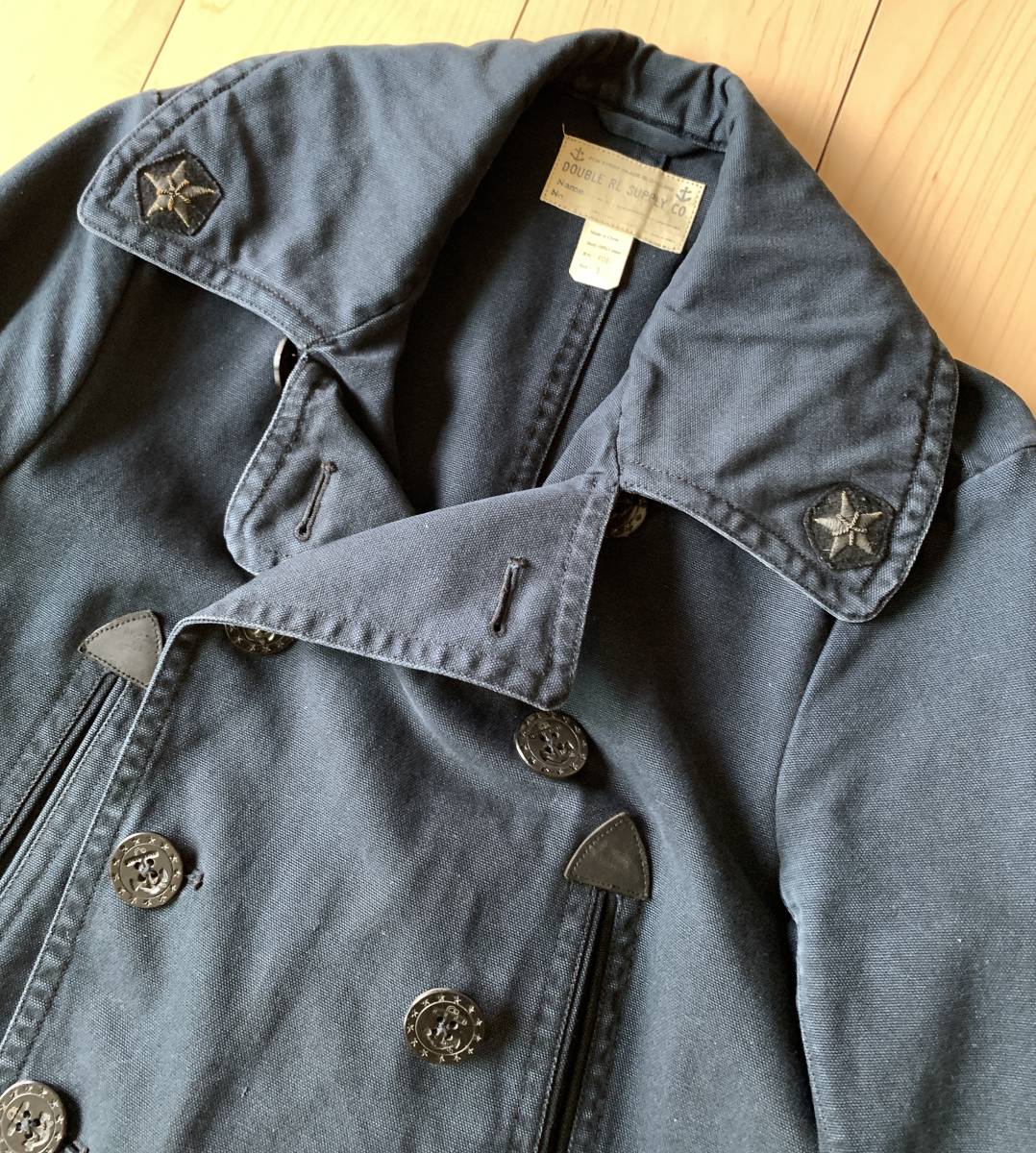 美品 RRL ダブルアールエル キャンバスダック Pコート CANVAS DUCK PEA
