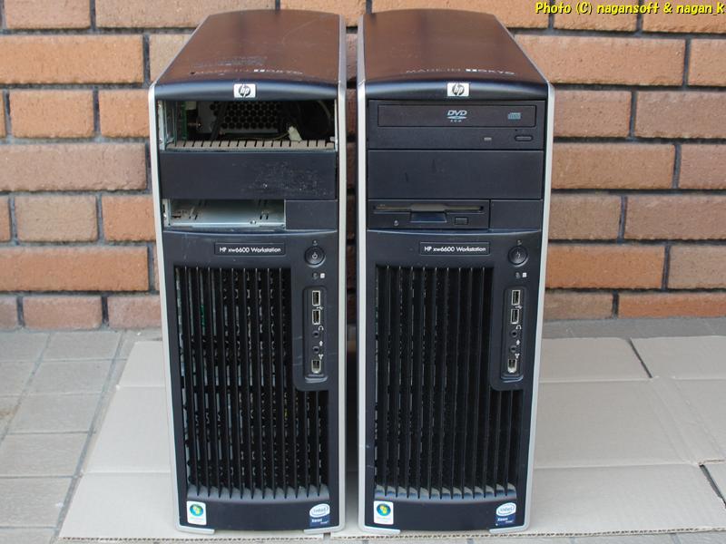 ★即決★ HP XW6600 ２台まとめて ジャンクとして出品です (1台は起動しました。もう1台は部品取されているのでパーツ取りとしてどうぞ)_画像2