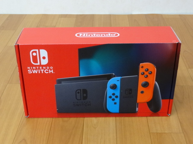 ゲーム/本体○1】Nintendo Switch 本体 Joy-Con(L) ネオンブルー/(R