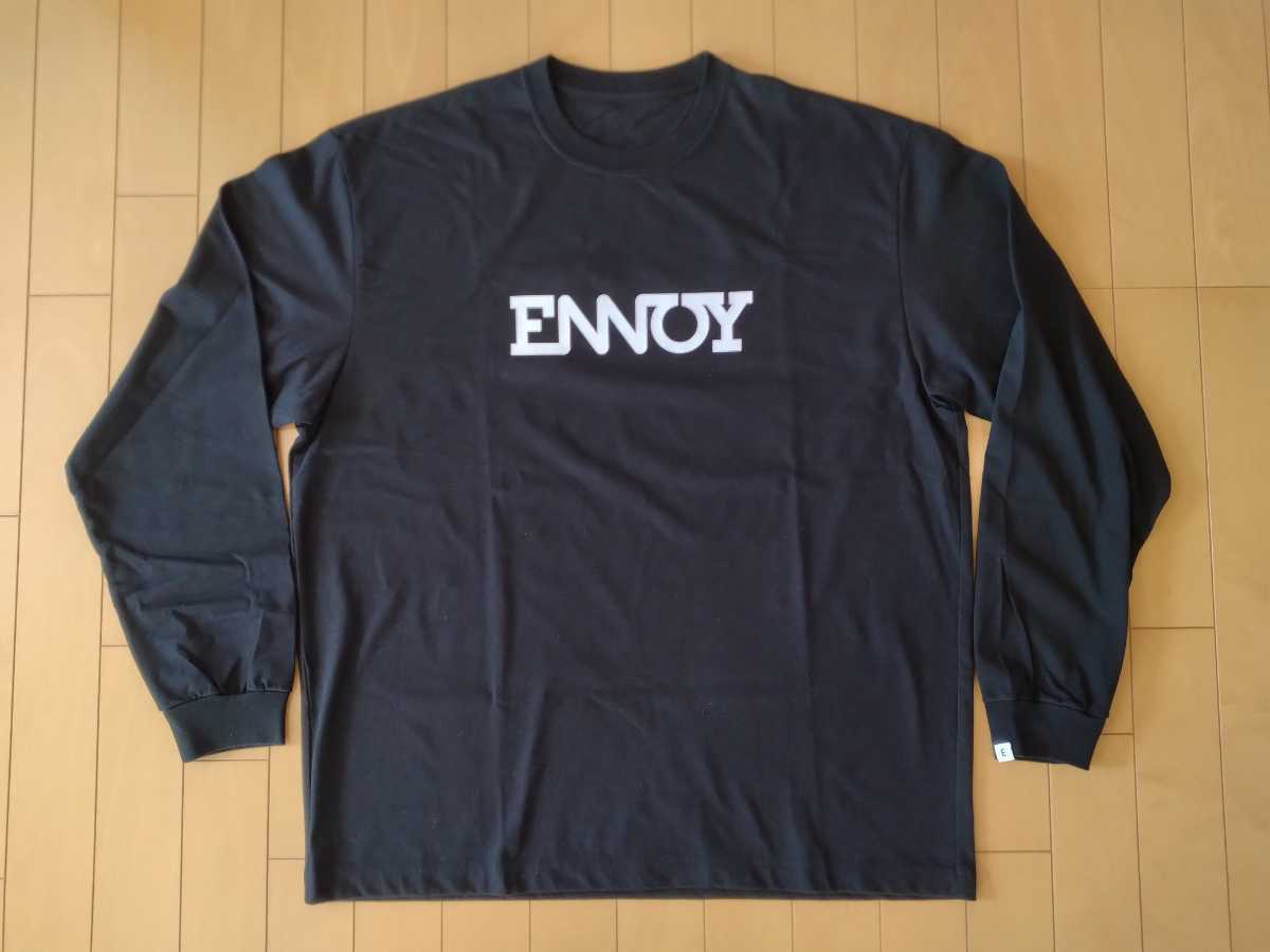 The Ennoy Professional Long Sleeve Electric Logo Tシャツ ロンT Black XL ブラック エンノイプロフェッショナルスタイリスト私物_画像1