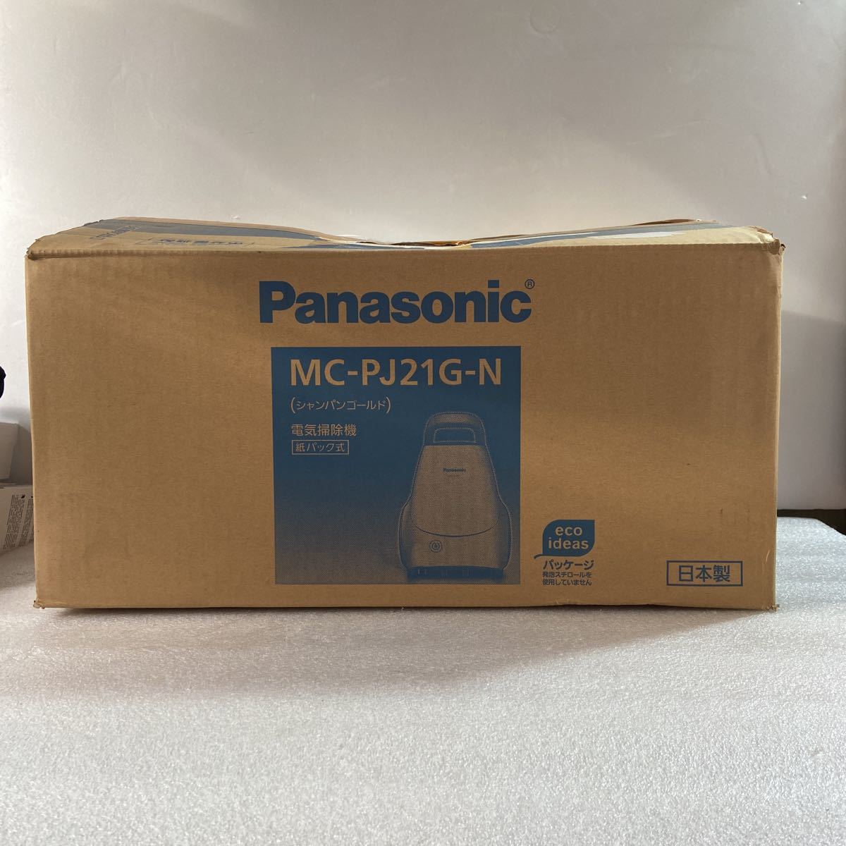 パナソニック 紙パック式 掃除機 シャンパンゴールド MC-PJ21G-N