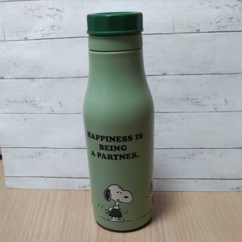  новый товар не использовался Starbucks Snoopy нержавеющая сталь Logo бутылка PEANUTS зеленый старт baSTARBUCKS фляжка 473ml