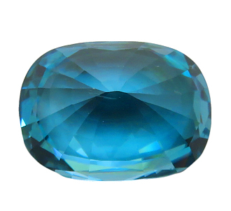 3499[ rare Stone ] blue zircon 11.87ct most . attractive gem 12 month. birthstone Ratanakiri Cambodia .. mineral exhibition pavilion free shipping 