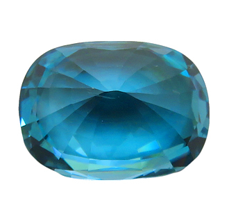 3499【レアストーン】ブルージルコン 11.87ct 最も魅力的な宝石 12月の誕生石 Ratanakiri カンボジア 瑞浪鉱物展示館 送料無料